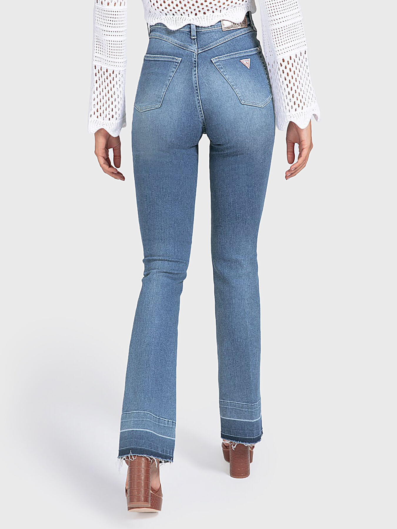 POP 70S Jeans with washed effect brand GUESS