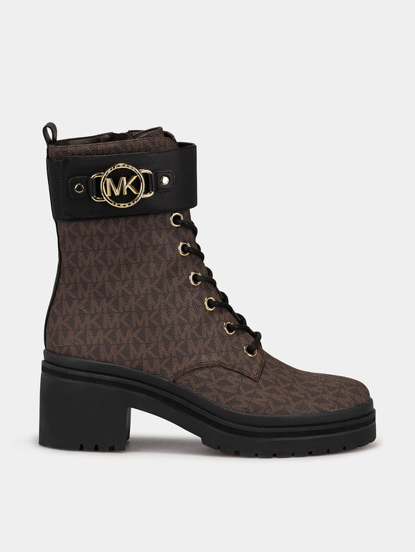 RORY ankle boots with monogram logo print - 1