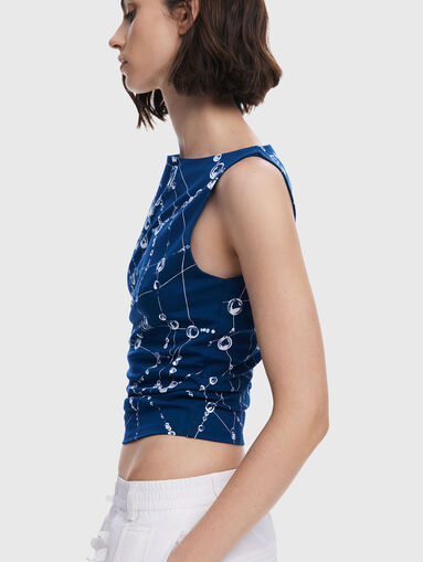 Short top with print - 5