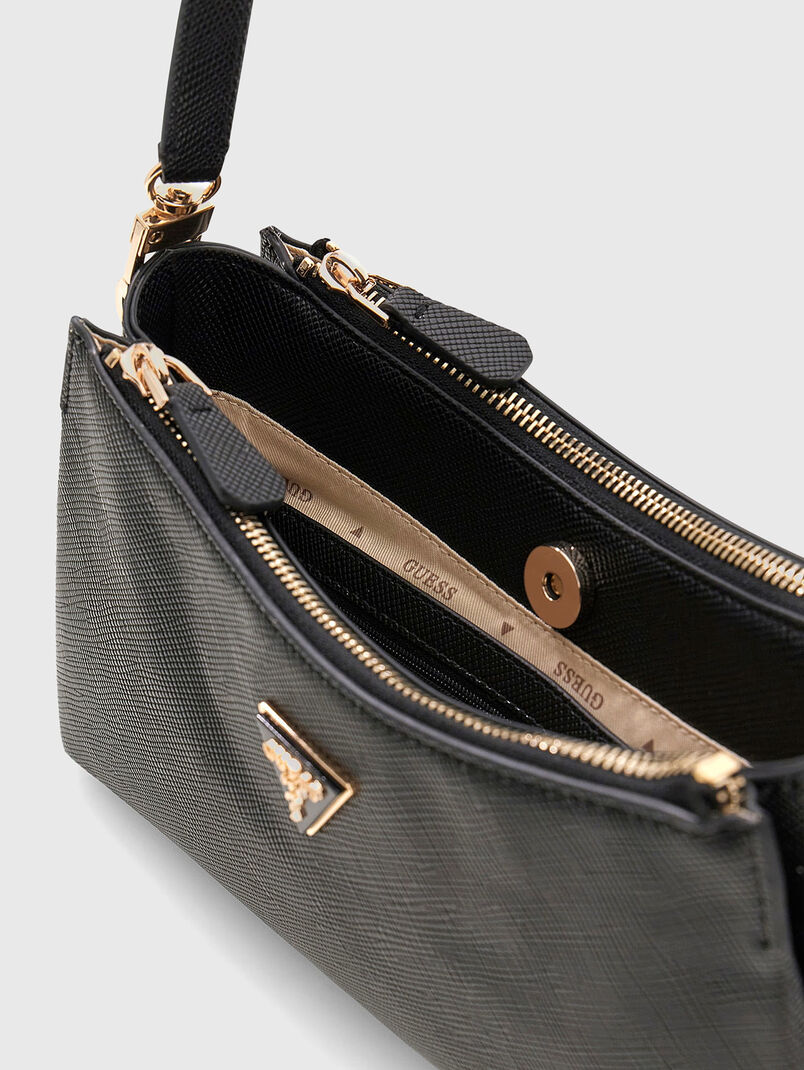 Small beige NOELLE II bag - 3