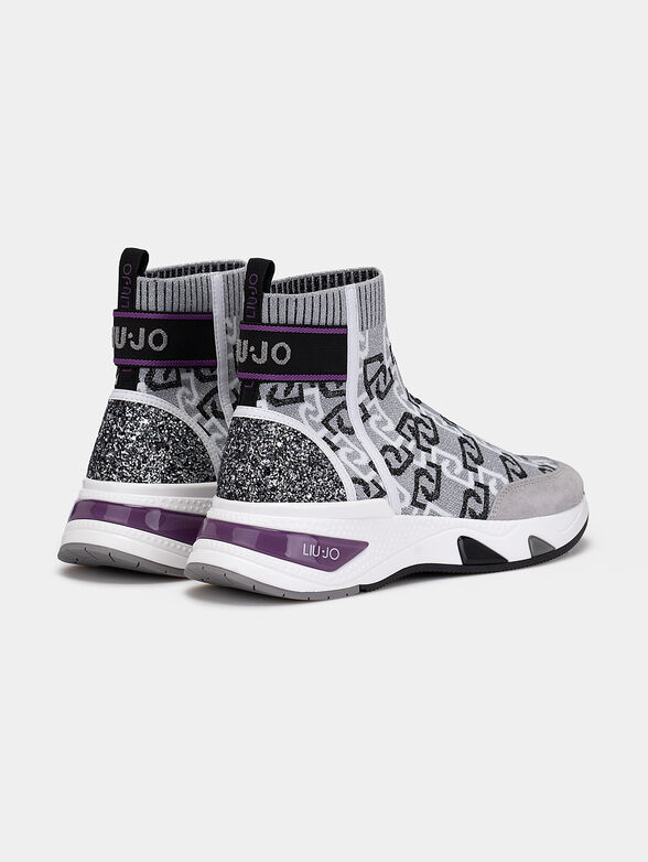 Slip on boots with logo detail - 4