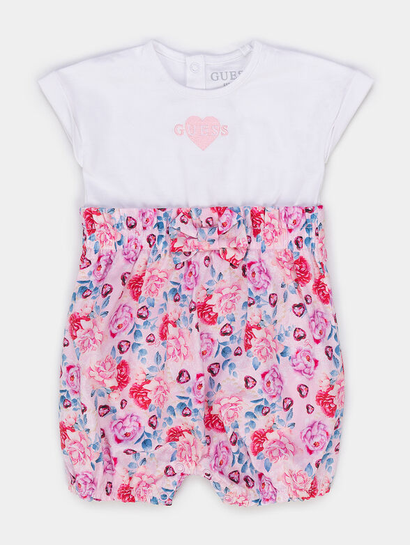 Jumpsuit with floral print - 1