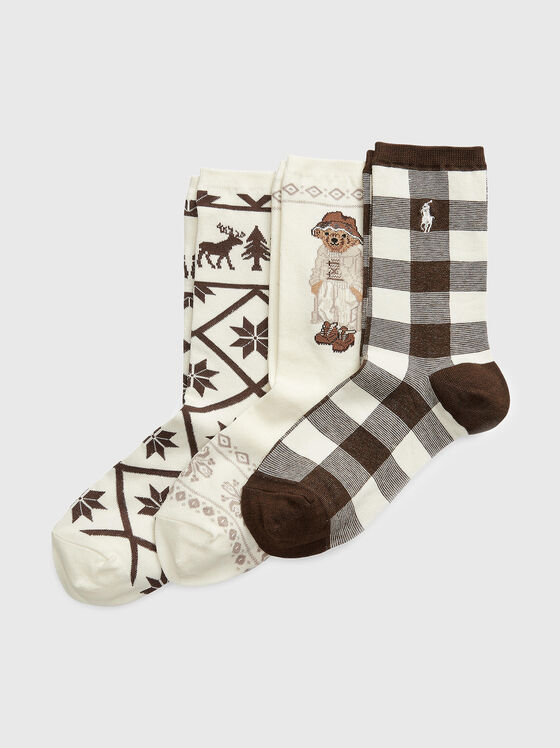 Set of three pairs of socks - 1