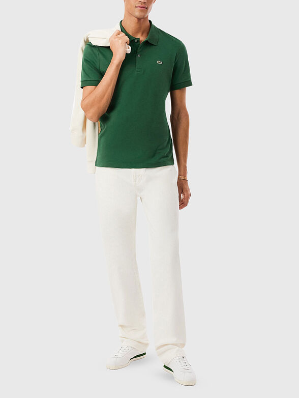 Short sleeve cotton polo shirt - 2