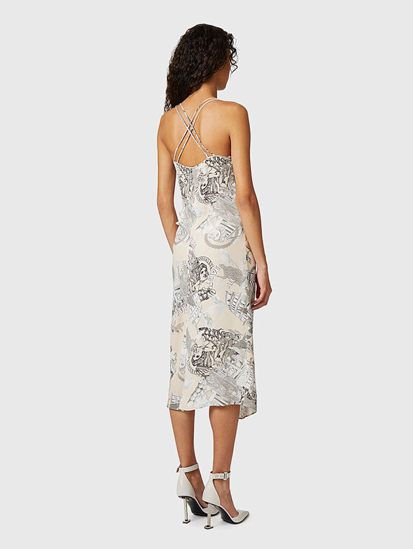 Viscose dress with art print - 2