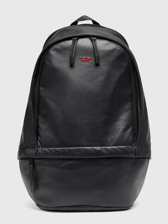 RAVE leather backpack with logo - 1