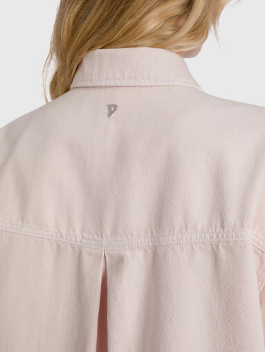 Oversized denim shirt - 4