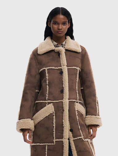 Eco leather coat  - 4