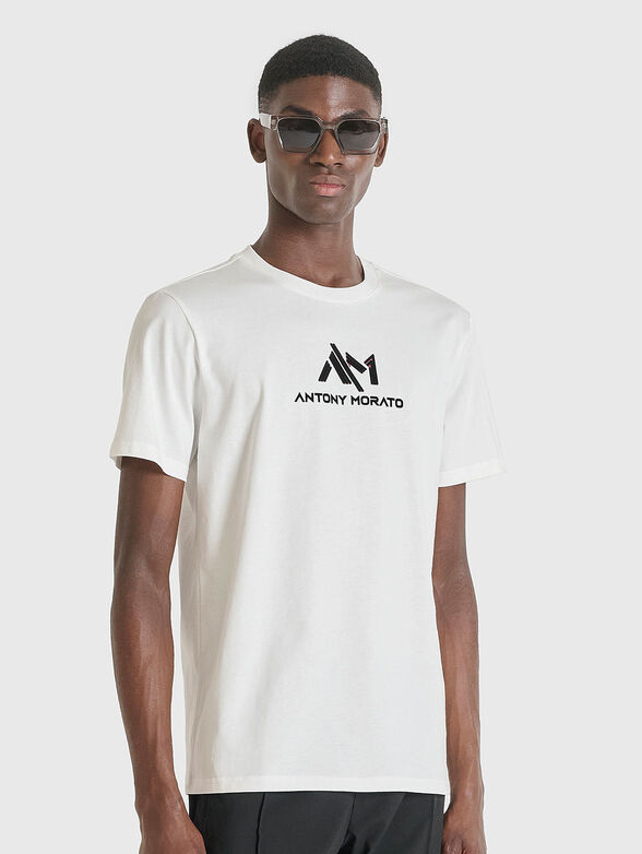 Black cotton T-shirt - 1