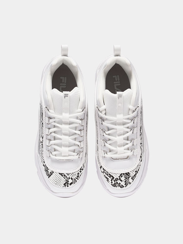 Sneakers STRADA A in black with print - 2