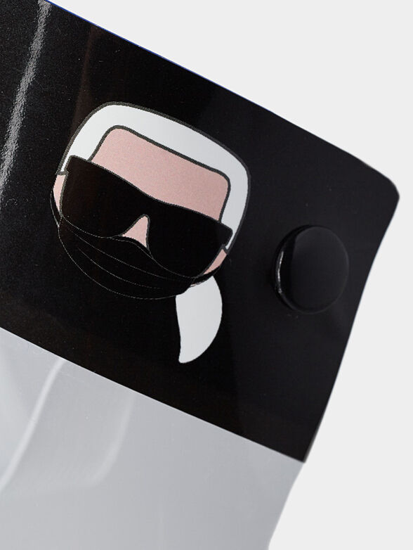 Face shield with logo detail - 4