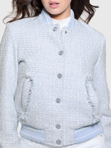 NEW GLORIA bomber made of buckle in blue - 5