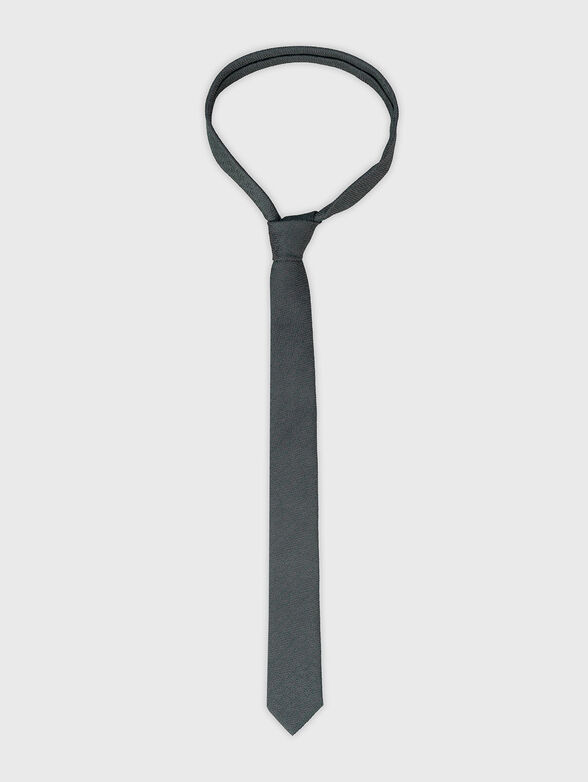 Black silk tie - 2