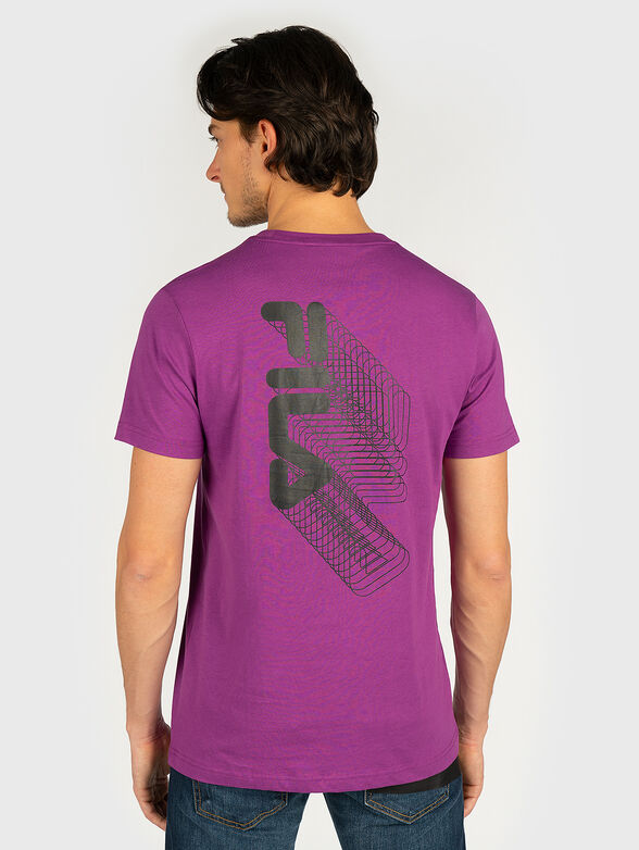 AKIO cotton Т-shirt with print on the back - 2