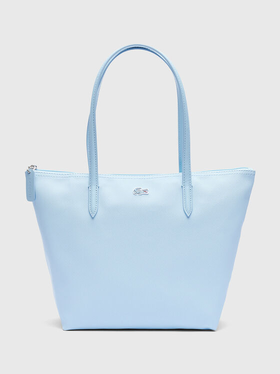 Black tote bag with logo - 1