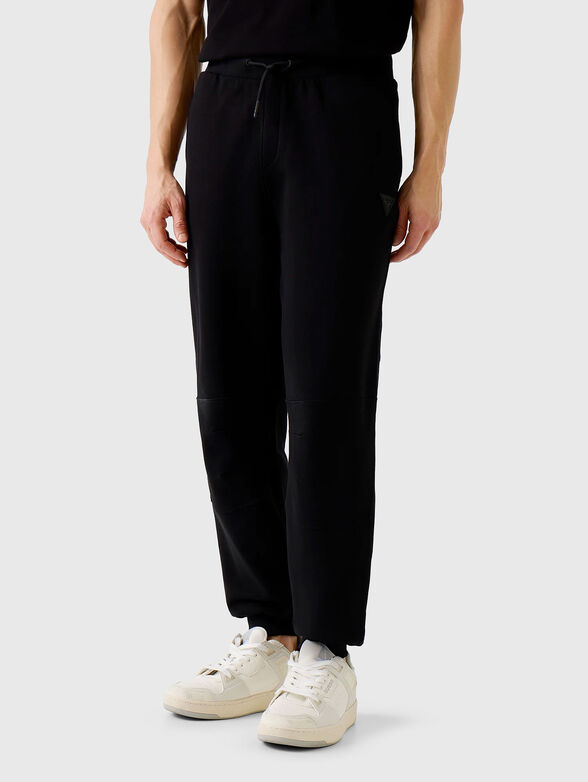 Sports pants with triangular logo  - 1