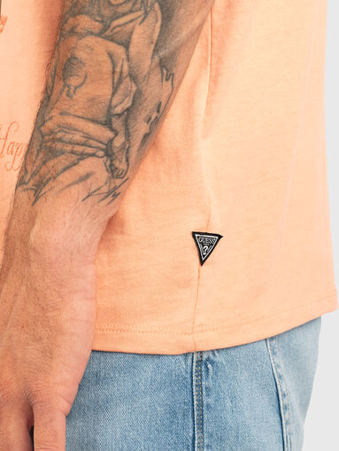 Roun neck print T-shirt - 5