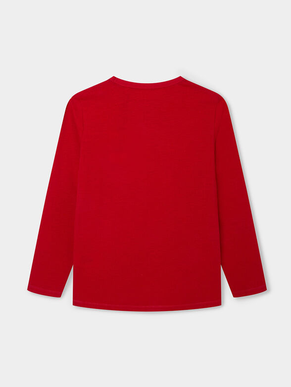 RAVEN blue long sleeve blouse  - 2