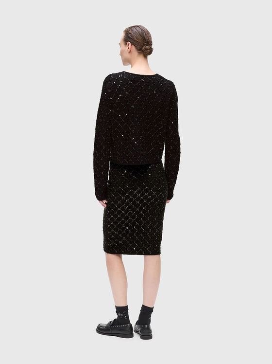 Плетена пола с пайети - 2