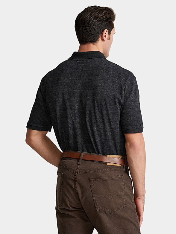 Polo-shirt in black color - 2
