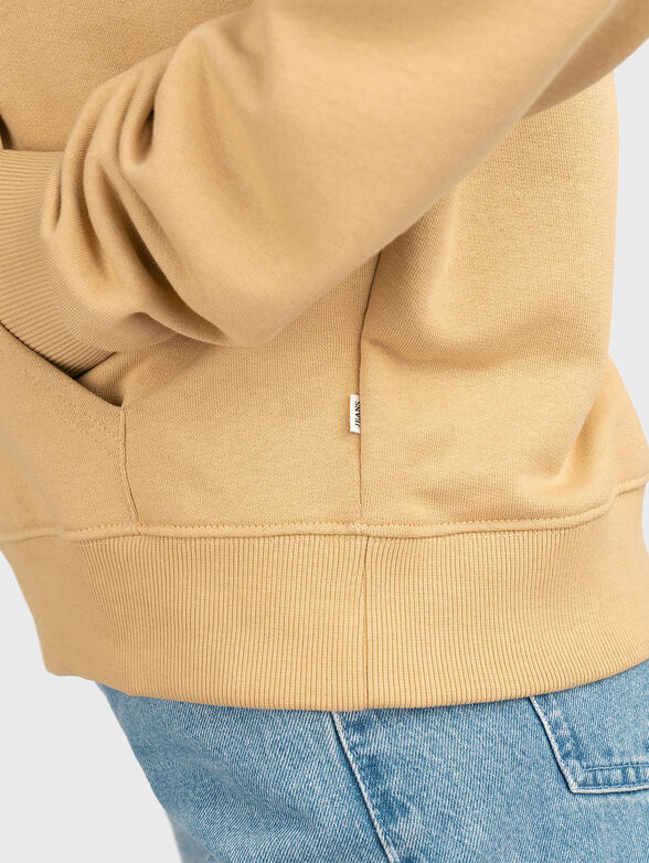 Sweatshirt with hood and embroidered logo - 6