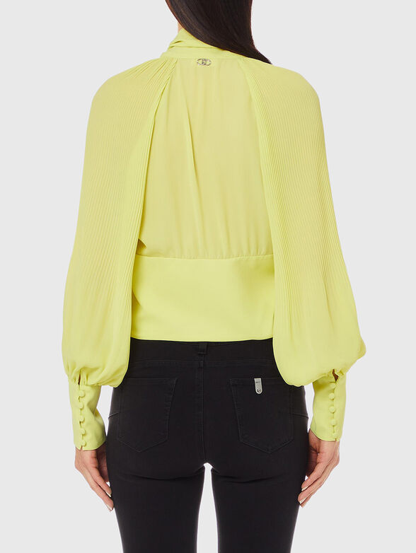 Blouse ribbons at the neckline - 2