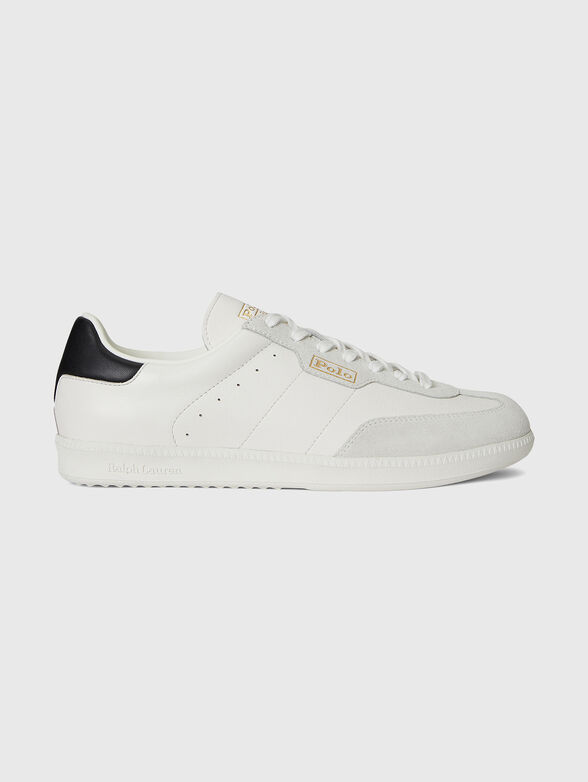 White leather sneakers - 1
