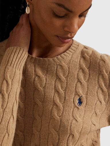 JULIANNA wool and cashmere sweater - 4