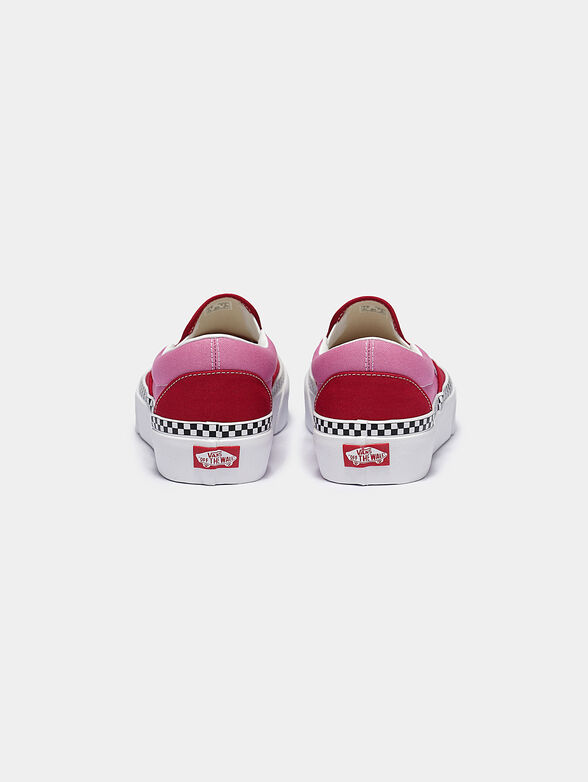 Slip-on red sneakers - 4