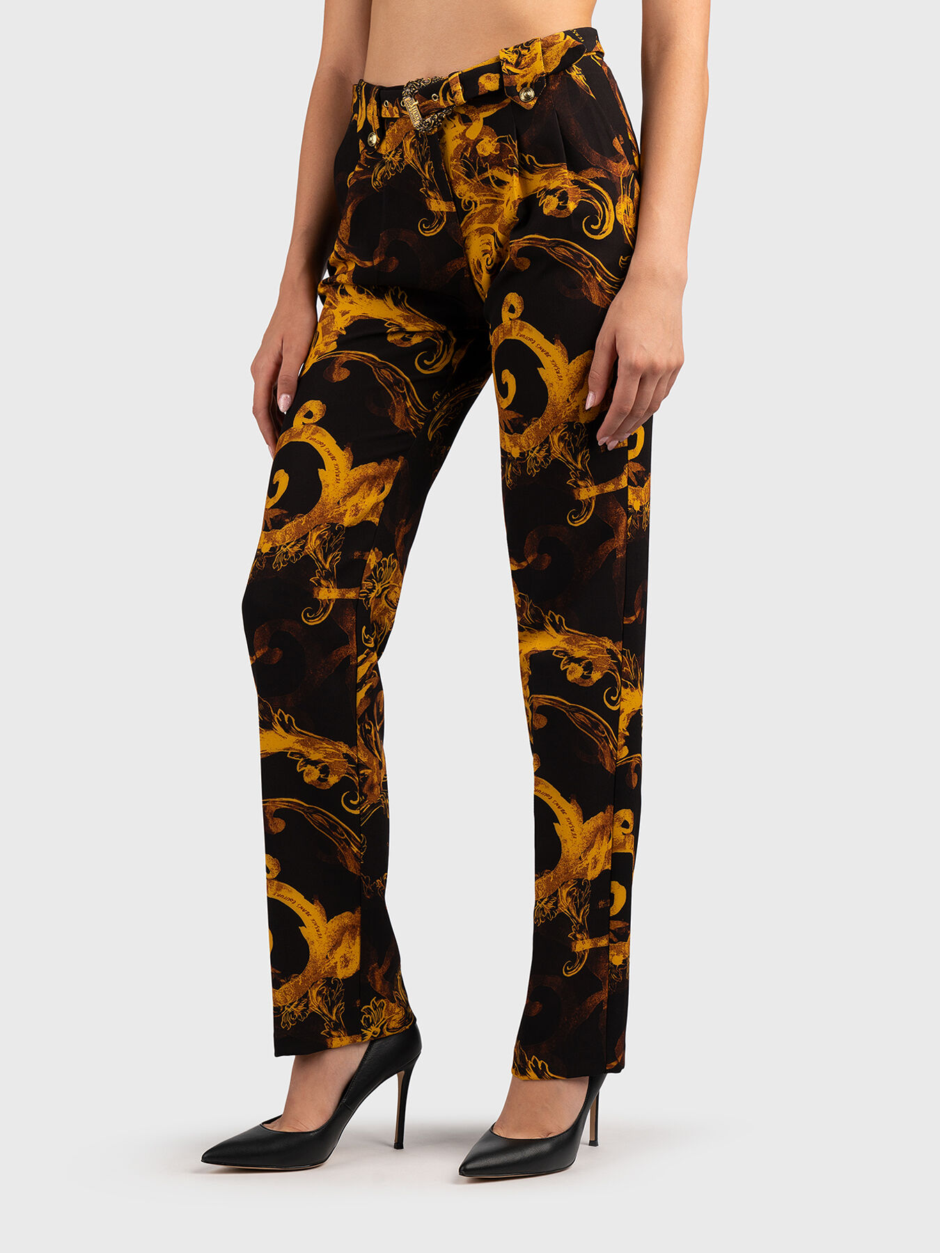 Trousers with belt brand VERSACE JEANS COUTURE