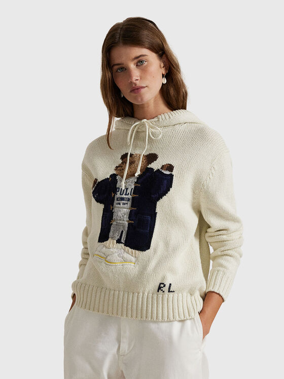 Polo Bear hooded jumper - 1