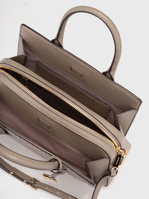Bag with logo print and long handle - 6