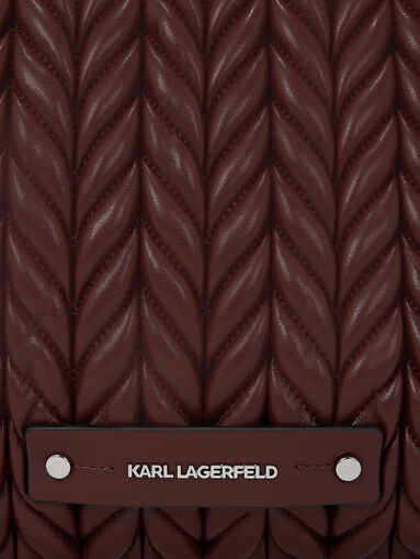 K/WEAVE tote bag with woven texture - 4