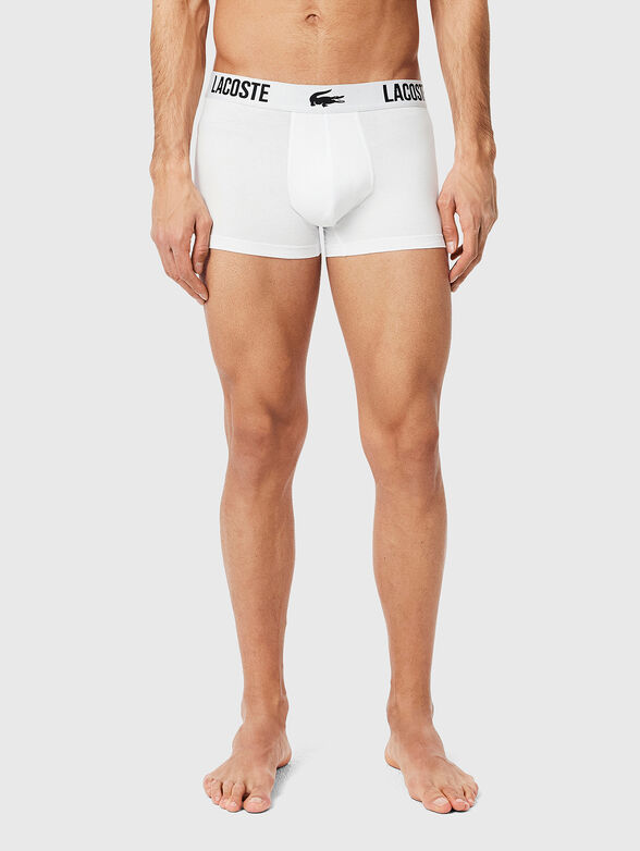 Set of three pairs of boxers with logo - 4