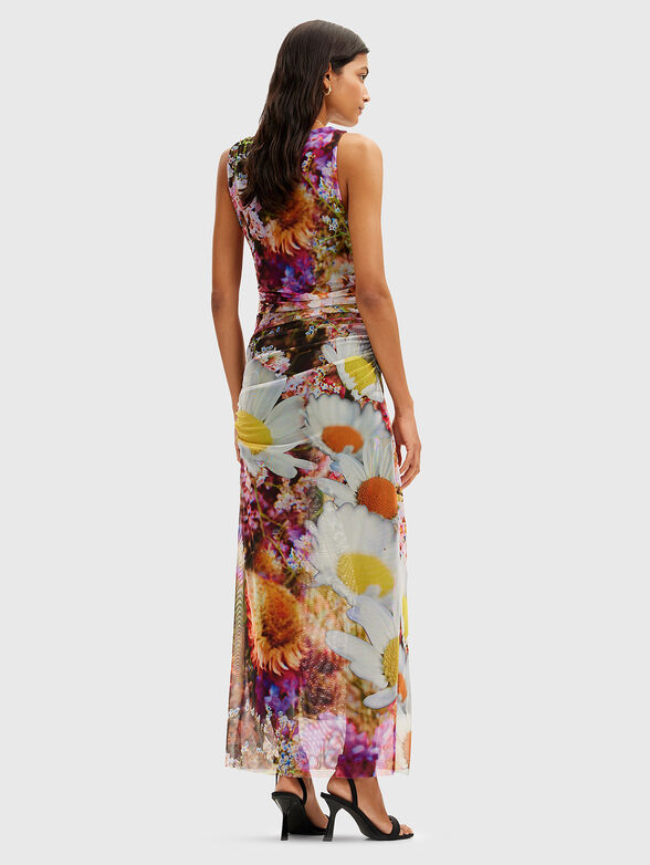 Dress with realistic floral pattern - 2
