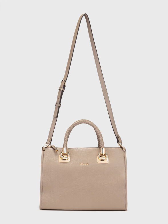 Big bag with zip and gold details - 2