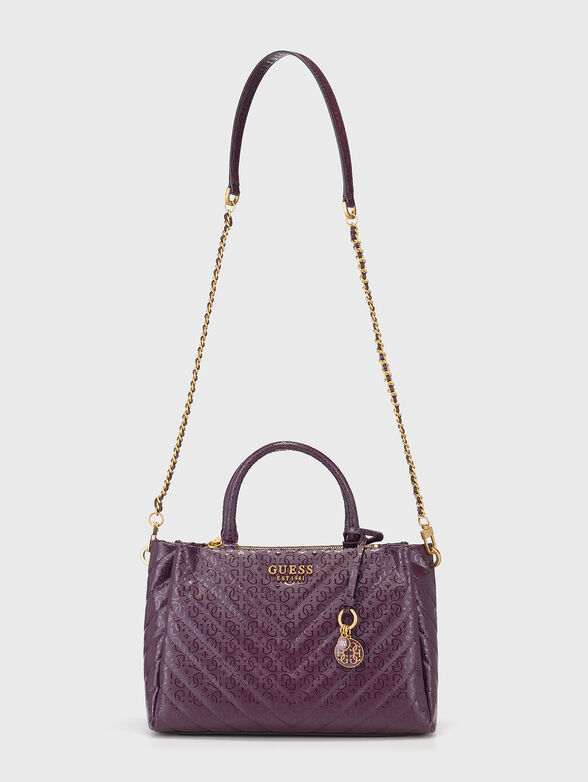 Quilted bag with logo accent  - 2