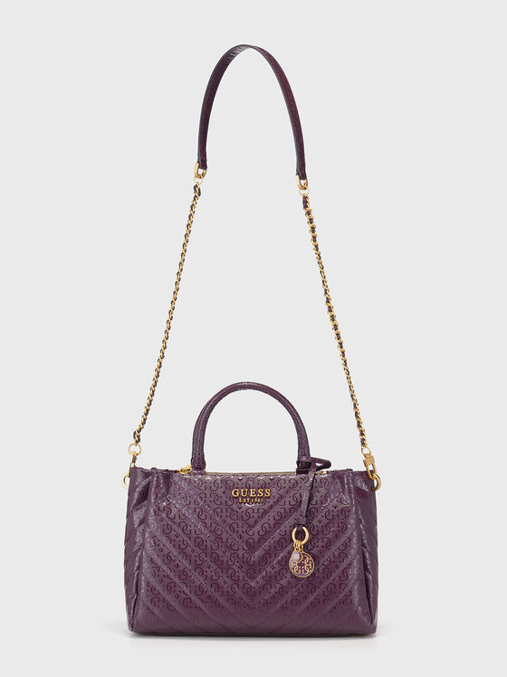 Quilted bag with logo accent  - 2