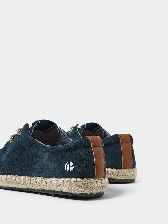 Espadrilles in dark blue color - 4