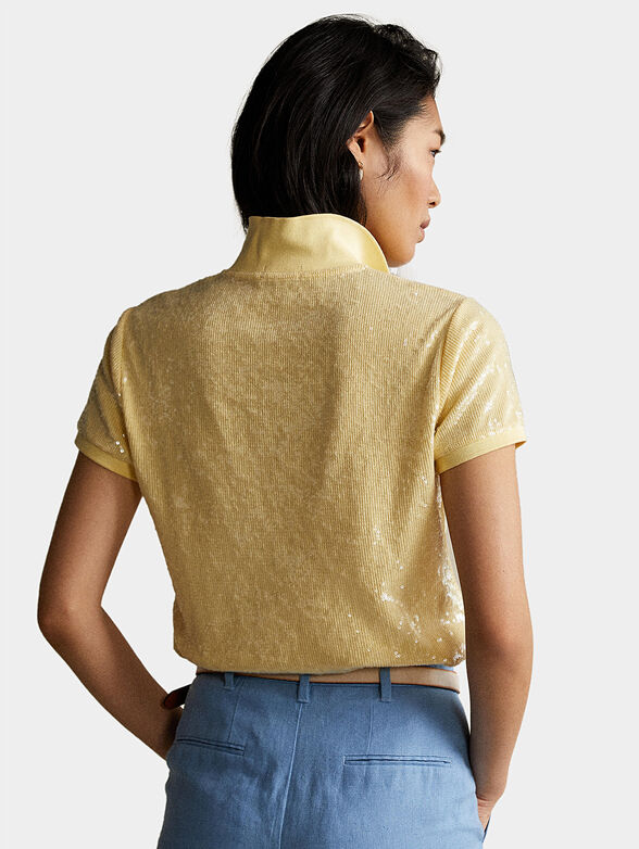 Polo-shirt with sequins - 4