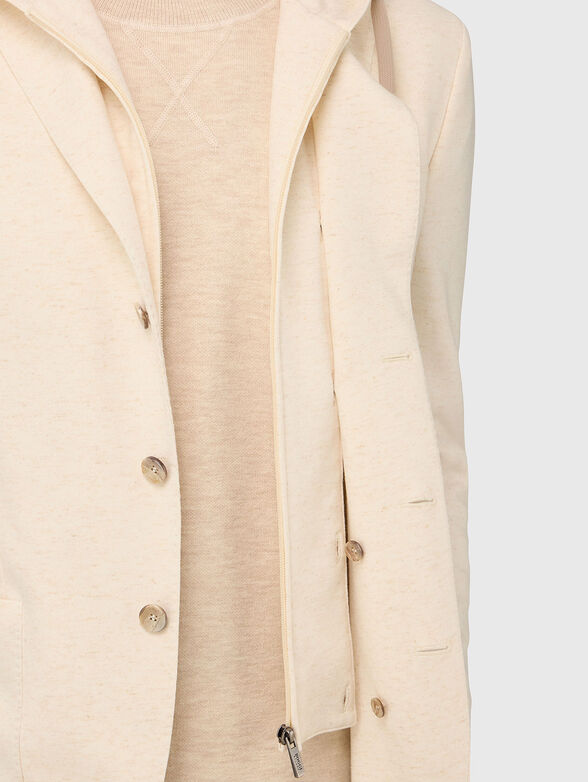 Jacket with removable hood  - 4