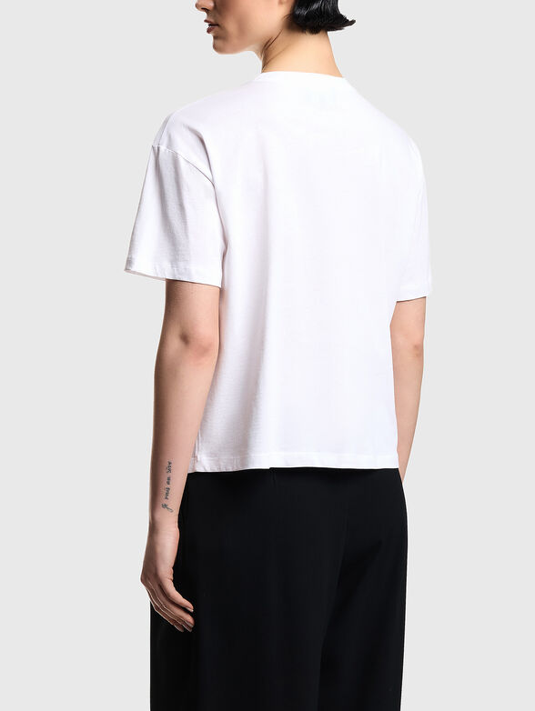 Black cotton t-shirt - 4