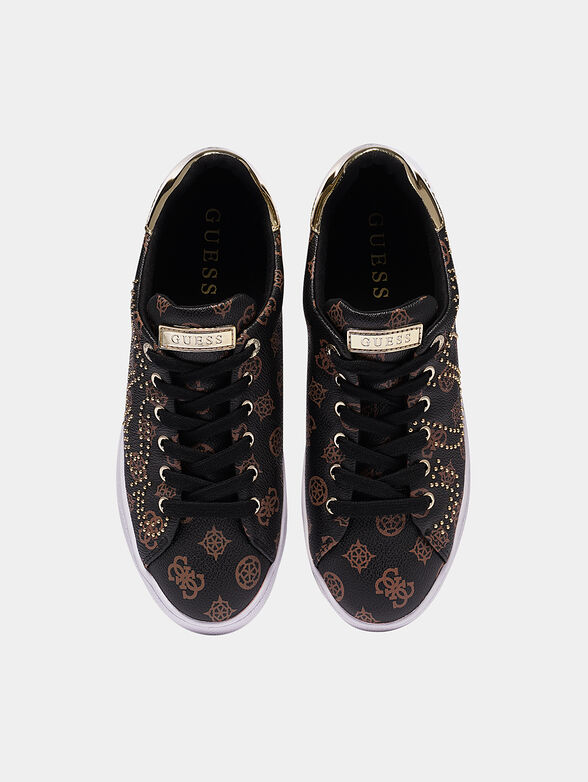 RAZZ Sneakers with logo print and studs - 6