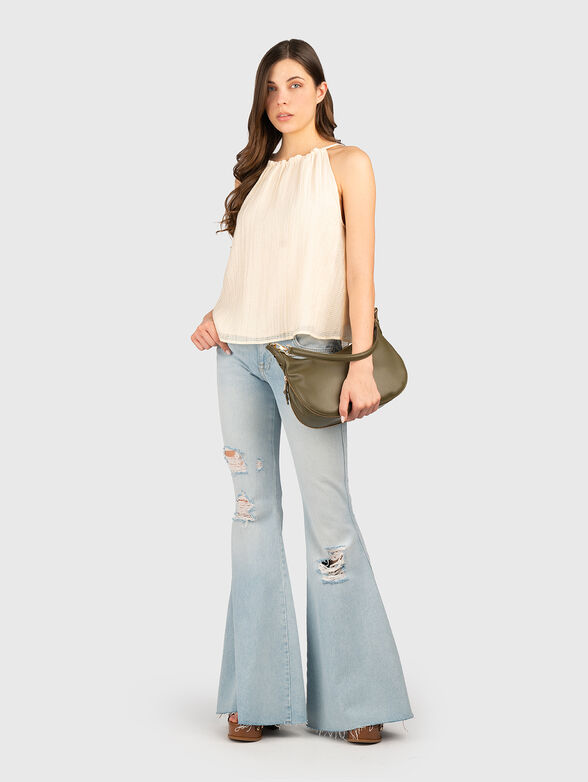 Top with ties at the neckline - 2