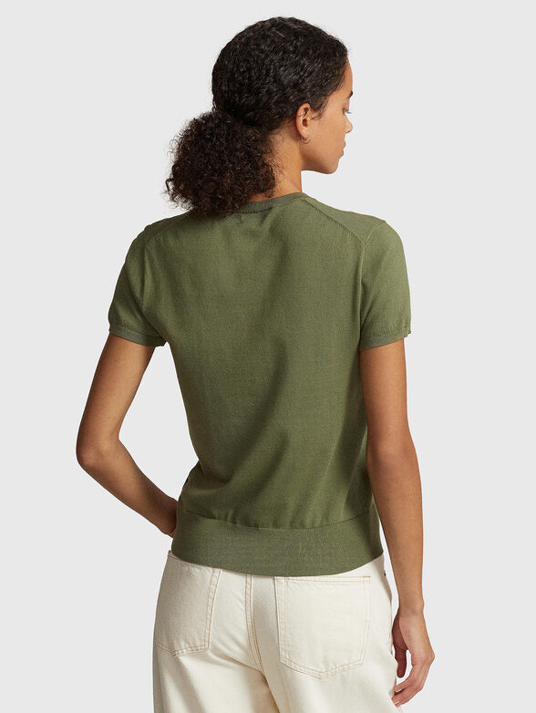 Fine-knit T-shirt  - 3