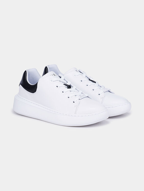 BRADLY White sneakers with contrasting heel - 2