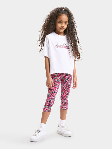 BLOSSOM black leggings with logo - 4