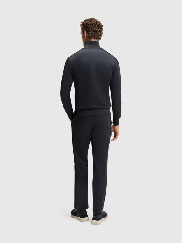 Cotton blend sweatshirt with zip - 3
