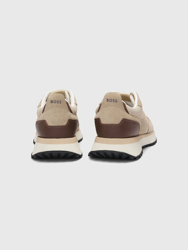 JONAH textile and suede sneakers - 4