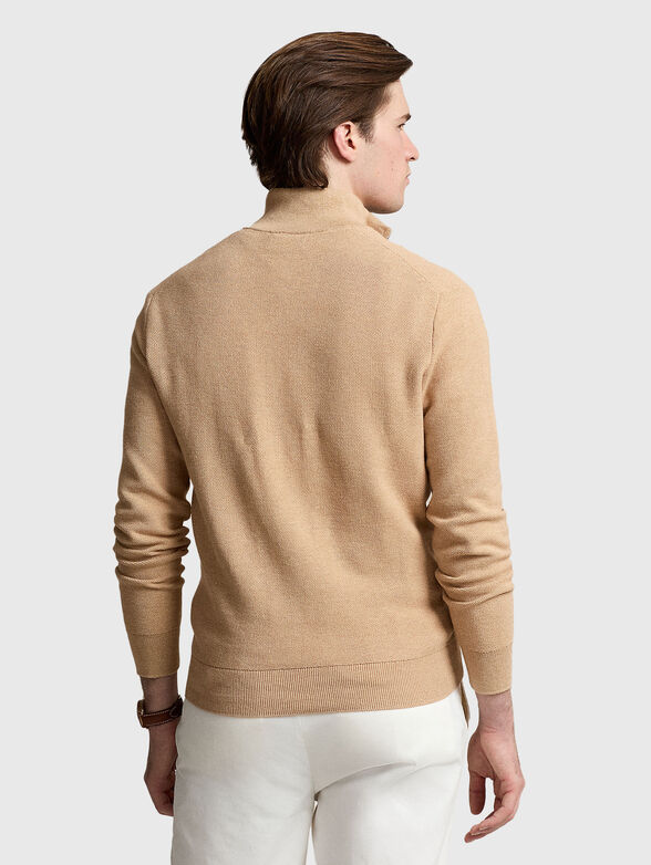 Sweater with zip collar - 3